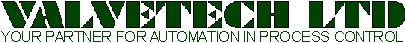 VALVETECH - Your partner for automation in process control